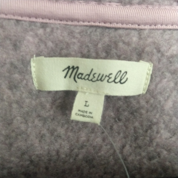 Madewell Polartec Fleece Half Zip Pullover Jacket - Picture 6 of 10